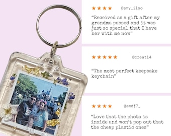 Llavero con foto personalizado, regalo de recuerdo personalizado