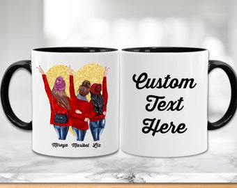 Custom Best Friend Mug, Long Distance Friendship Gift, Personalized Best Friend Mug, BFF Mug, Personalized Best Friend Gift, Coffee Mug