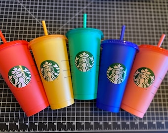 Personalized Color Changing Starbucks Cup | Custom Name Cold Cup | Reusable Tumbler Gift for Her