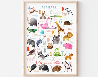 alphabet wall decor nursery