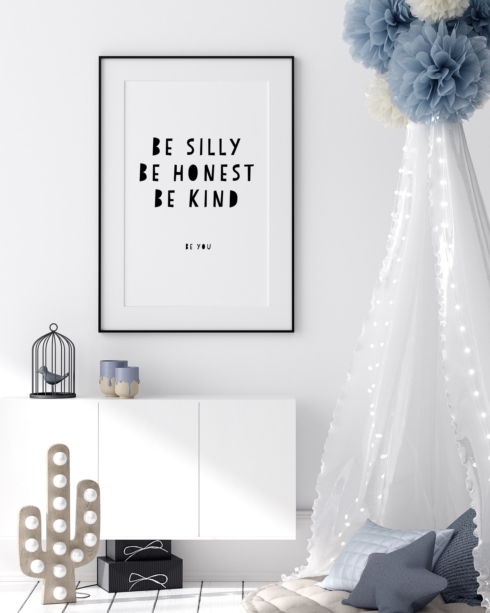Nursery wall art Quote wall art Kids quote print Kids room Etsy