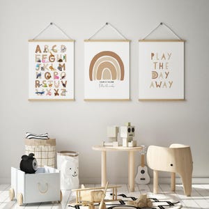 Neutral Quote Poster, Nursery Decor, Childrens Wall Art Prints, Nursery Print, Scandi Nursery, Playroom Wall Art, Nursery Wall Art, Wall Art
