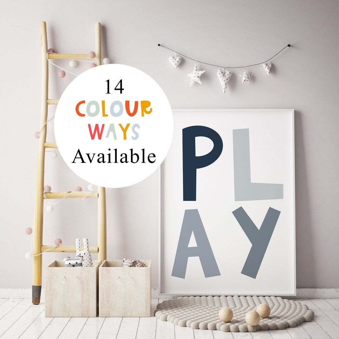 Nursery Quote Poster, Nursery Decor, Childrens Wall Art Prints, Nursery ...