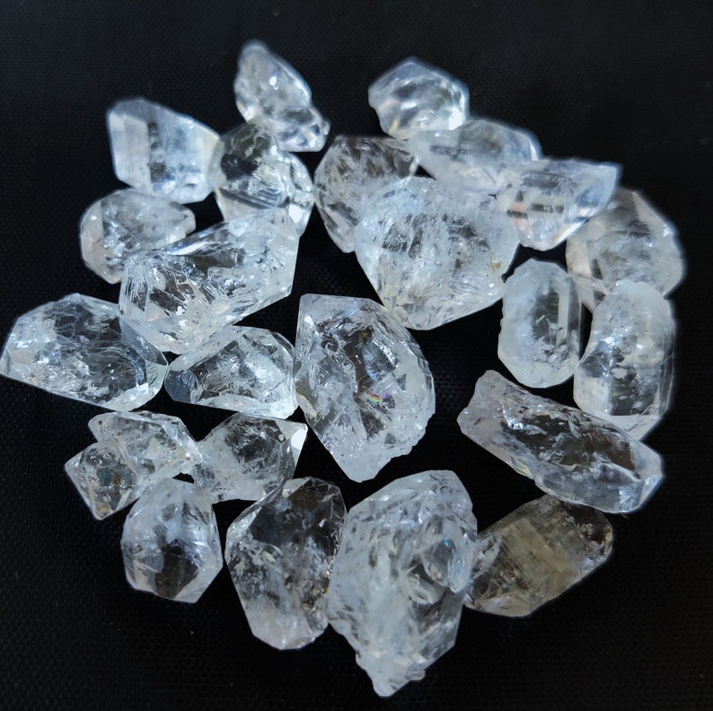 AAA Quality 25 PC LOT Herkimer Diamond Raw Stone Herkimer Etsy