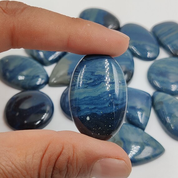 Wholesale Lot Natural Leland Blue Stone 5 PC / 10 PC Lot Mix Shape