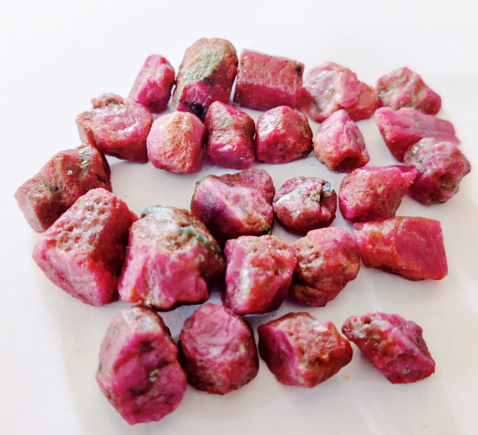 AAA Quality 25 PC LOT Ruby Raw Stone Ruby Natural Gemstone | Etsy