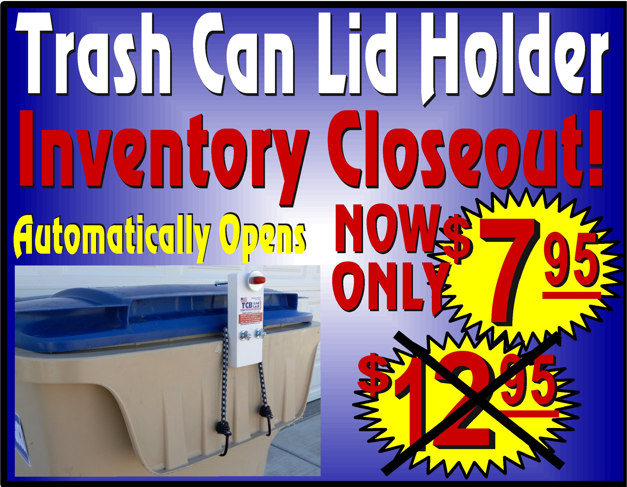 Trash Can Lid Lock Garbage Can Lid Lock for Small Animals Etsy