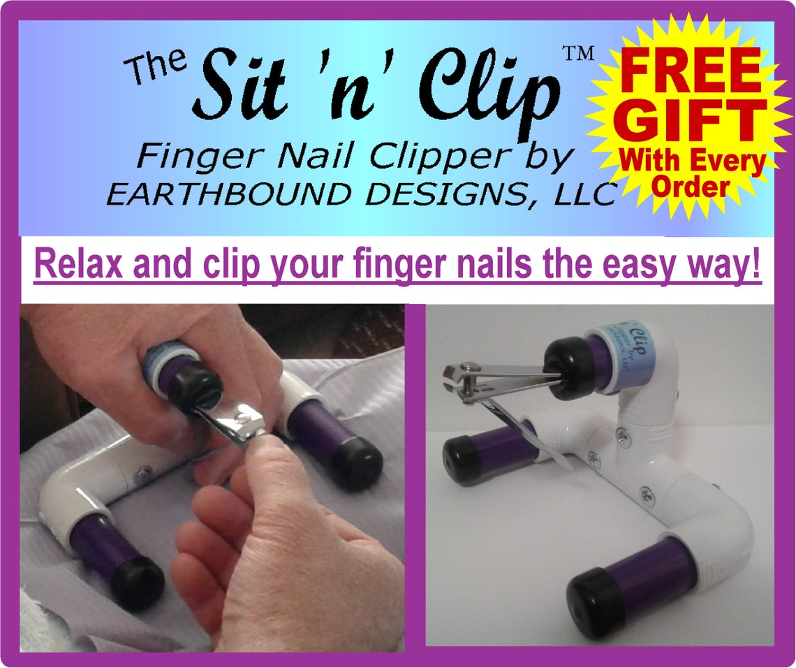 Easy New Finger Nail Clipper for Seniors Arthritic Hands Etsy