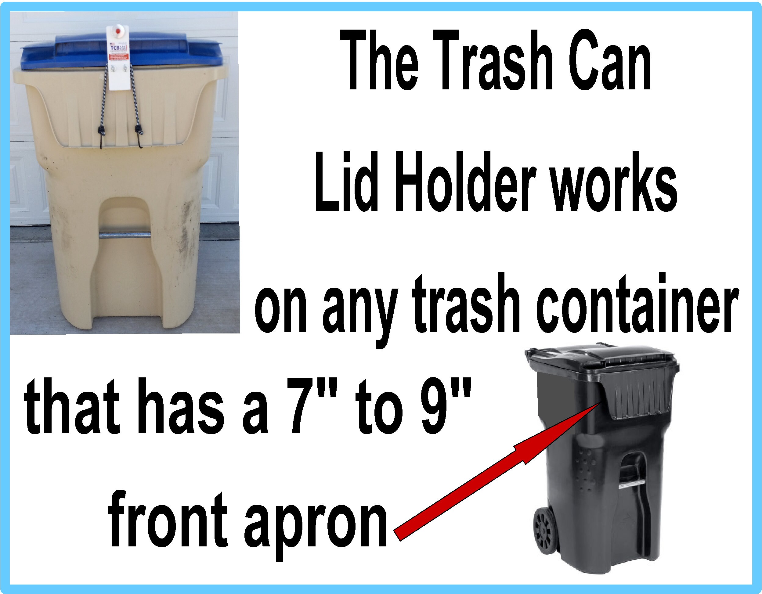 Trash Can Lid Lock Garbage Can Lid Lock for Small Animals Etsy