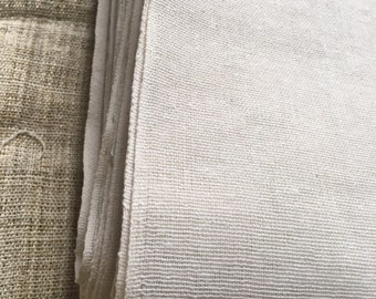 17 inches x1 yard White hand woven cotton fabric (V3)