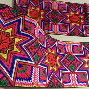 7.8”x1 yard Hmong ribbon ( D281)