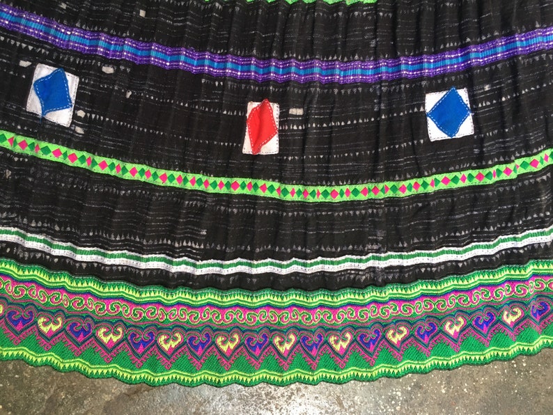 652 Vintage Hmong skirt