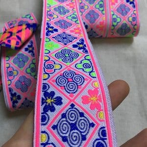 1.8 inches x2 meters Hmong ribbon ( D201)