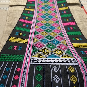 20cmx 71cm  Hmong ribbon for Hmong apron( D296)