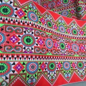 7.8 inches x28.5inches Hmong ribbon (D350)
