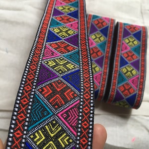 1.8 inches x2.2 yards Hmong ribbon (D207)