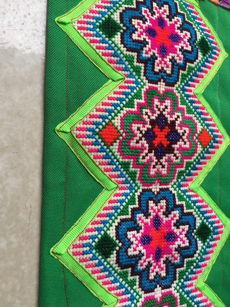 Hmong Hand Cross Stitch Embroidery Apron Vintage 28D Etsy