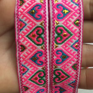 1.8cm x whole roll Hmong ribbon (D154)