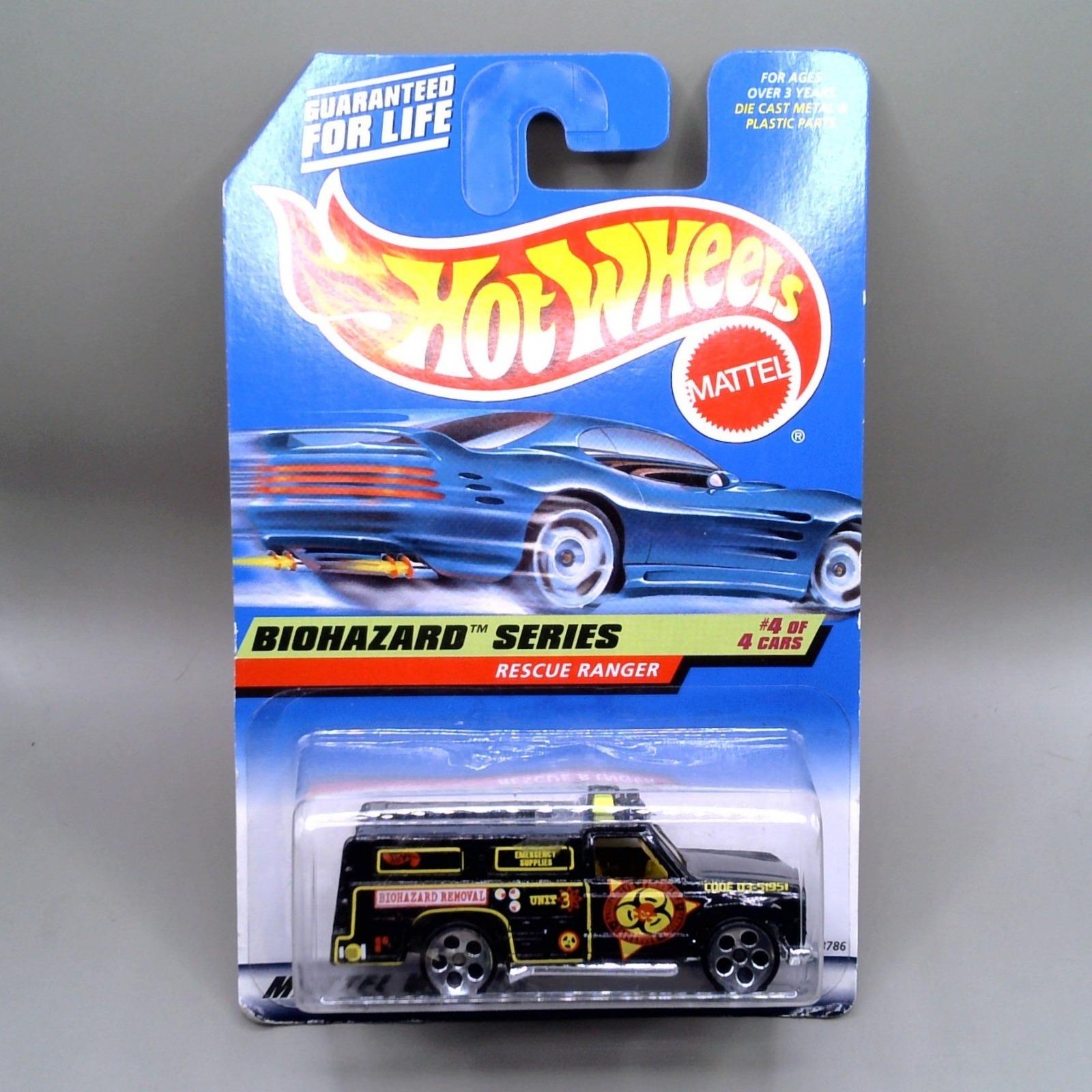 Biohazard Car Rims Hot Wheels 1998 Biohazard Series Rescue Ranger #4/4 Sealed Vintage ...