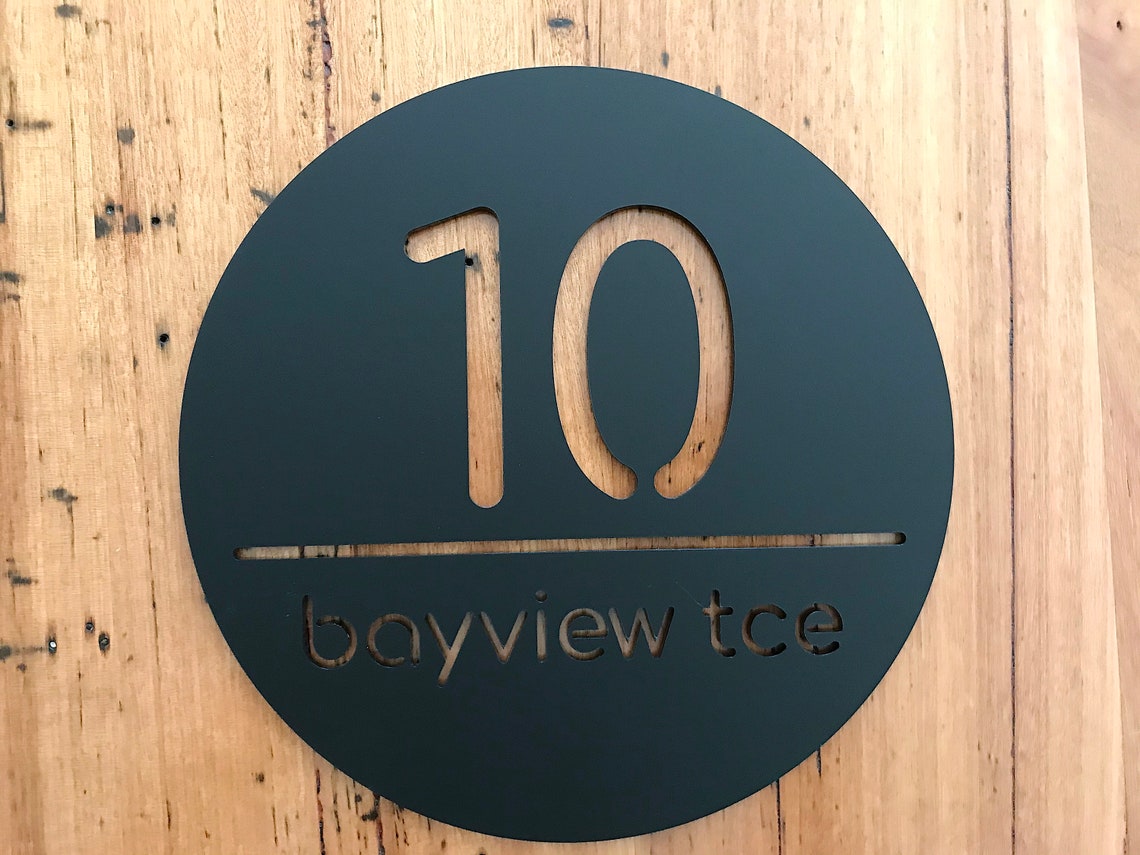 House Numbers House Number Sign Housewarming Gift Etsy