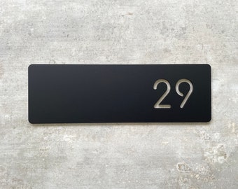 House Numbers | House Number Signs | Housewarming Gift | Letterbox Numbers | Mailbox Address Sign Signage Plaque | 30x10cm
