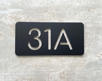 House Numbers | House Number Signs | Housewarming Gift | Letterbox Numbers | Mailbox Address Sign Signage Plaque | Mini Cutout 20x10cm