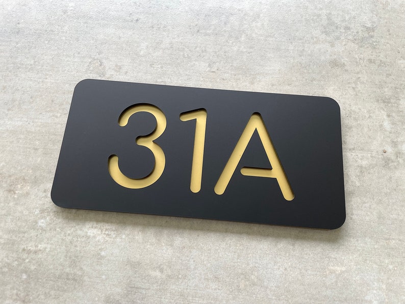 House Numbers House Number Signs Unit Numbers Apartment Etsy Australia