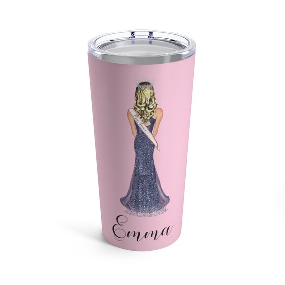 Personalized Pageant Tumbler Pageant Gift Pageant Gown Etsy