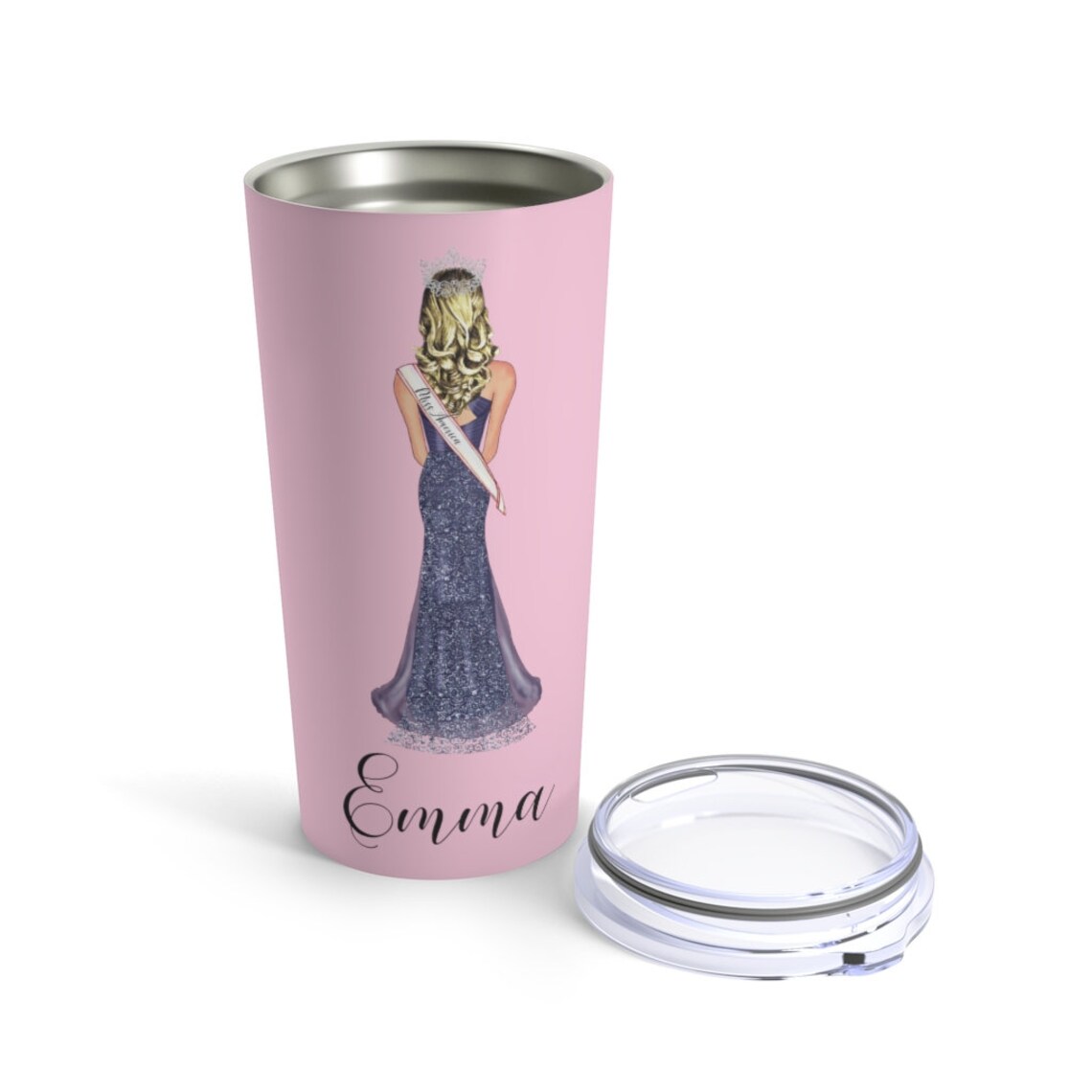 Personalized Pageant Tumbler Pageant Gift Pageant Gown Etsy