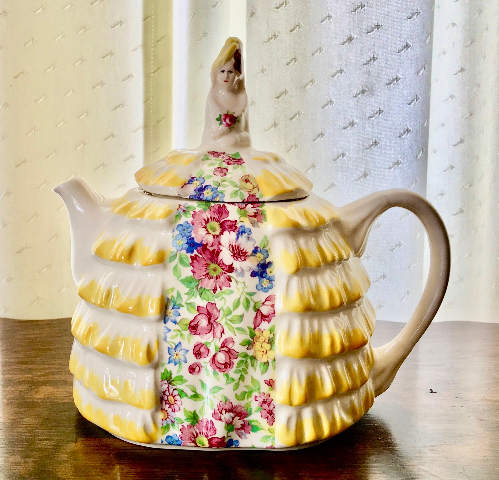 Vintage Sadler Ye Daintee Ladyee Crinoline Lady Teapot in Etsy