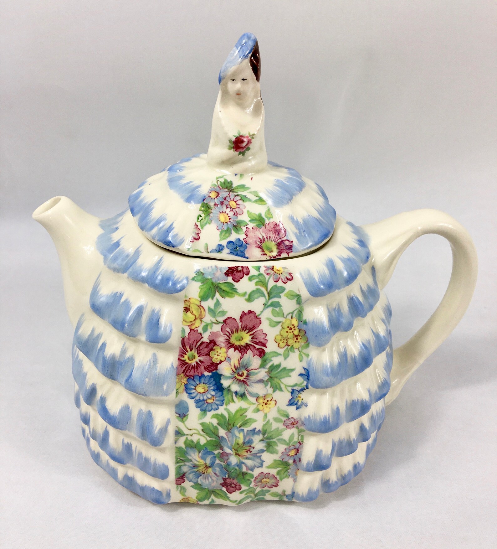 Sadler Ye Daintee Ladyee Crinoline Lady Teapot Etsy