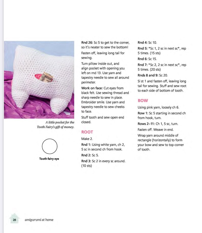 Digital E-Book PDF Amigurumi At Home Children Craft Project