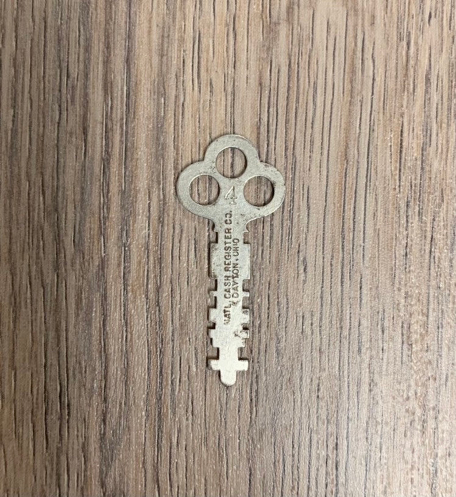 Vintage Antique National Cash Register Key 4 Etsy