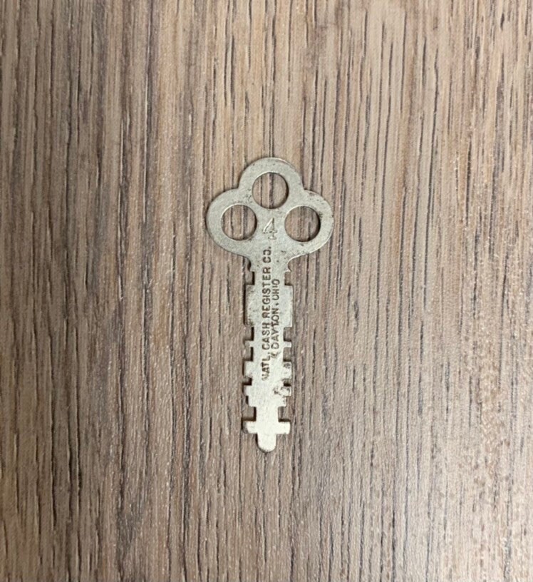 Vintage Antique National Cash Register Key 4 Etsy