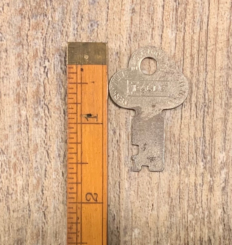 Vintage Antique Eagle Steamer Trunk Key 8446F Etsy