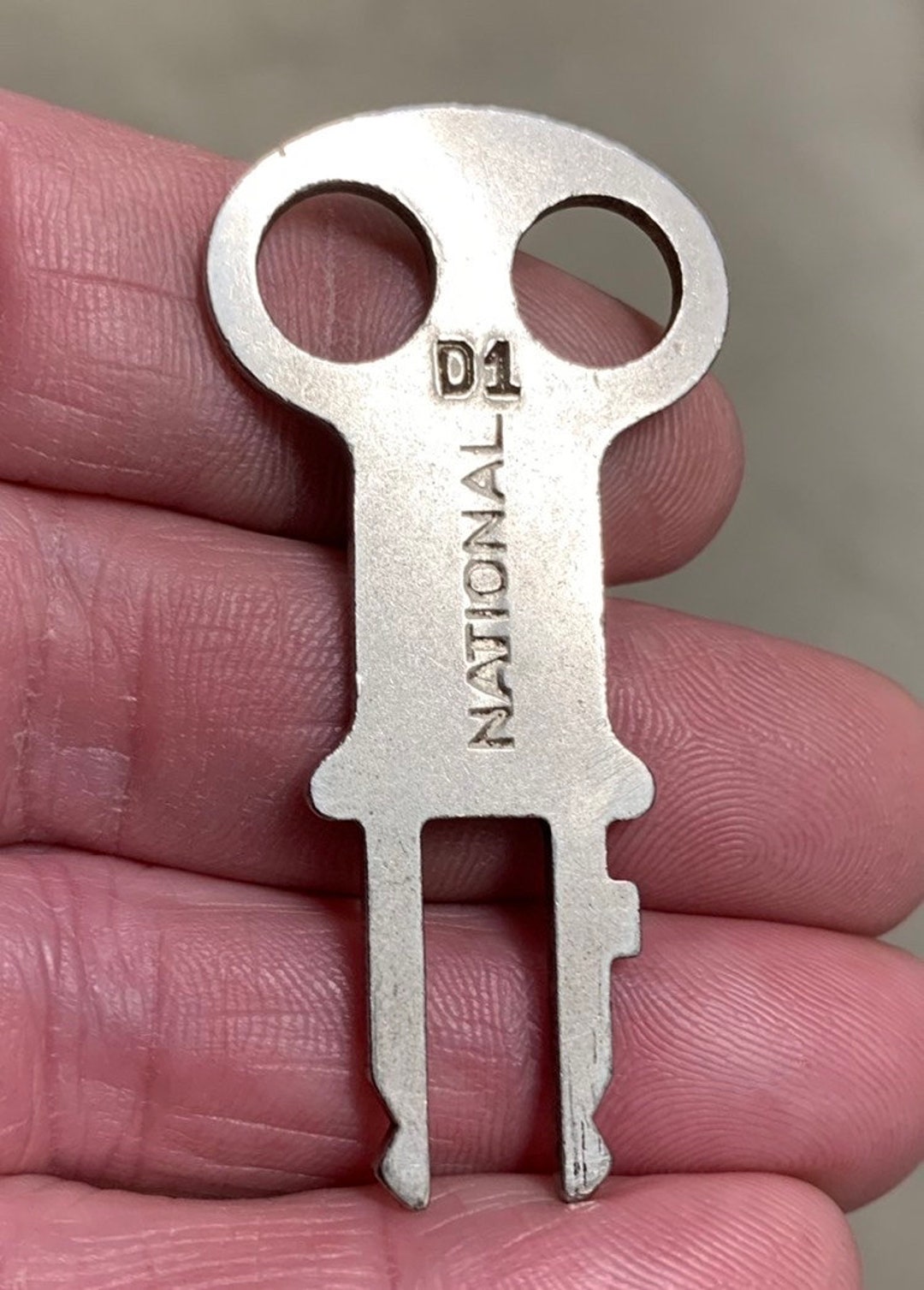 Vintage Antique National Cash Register Key D1 Etsy