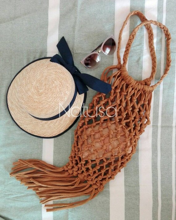 macrame net bag