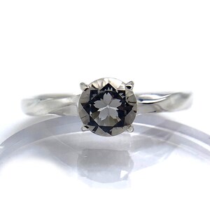 Kristallen sakura ring, sakura in slijpvorm, kersenbloesem, kimono sieraden voor vrouwen, Japanse stijl, patroon, modern, cadeaus, bloem, 925 zilver, gemaakt in Japan