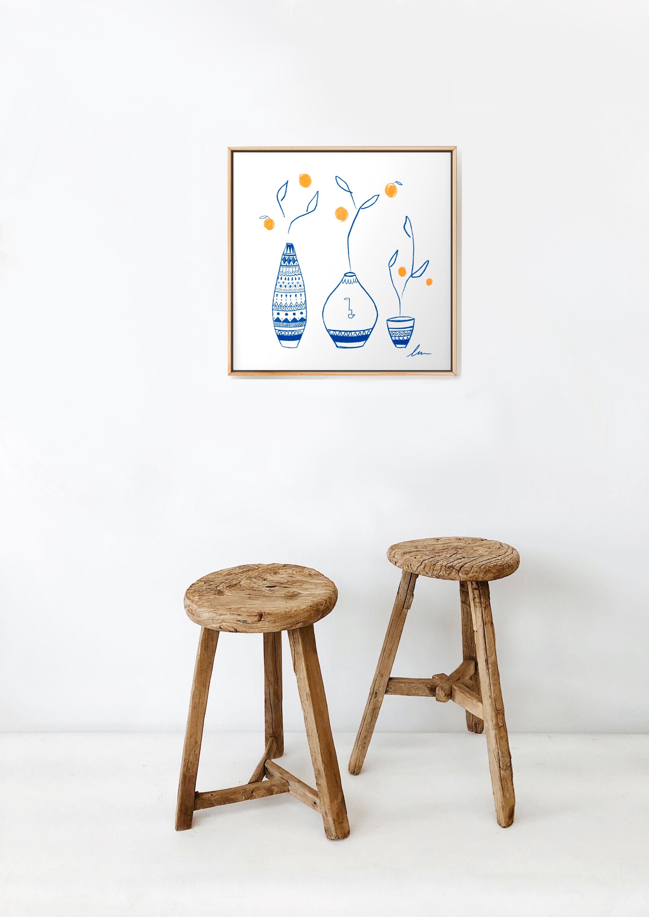 Kitchen Art Abstract wall art Kitchen wall art One line | Etsy