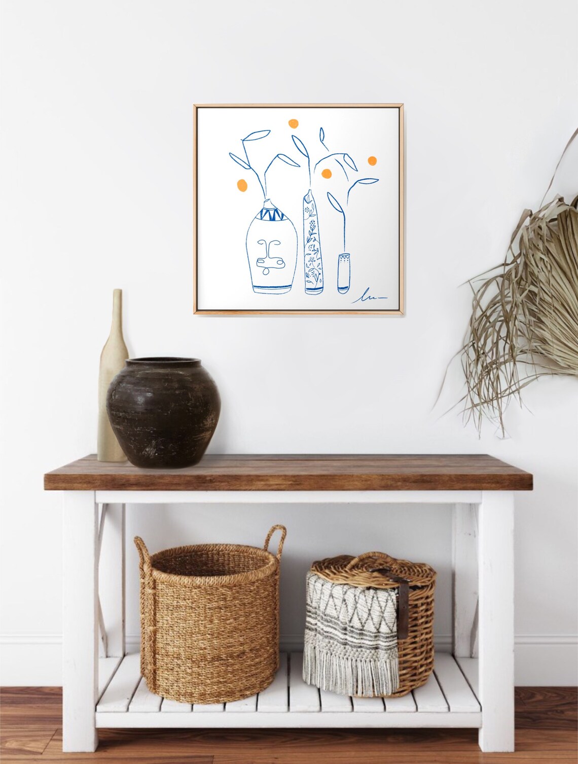 Kitchen Art Abstract wall art Kitchen wall art One line Etsy