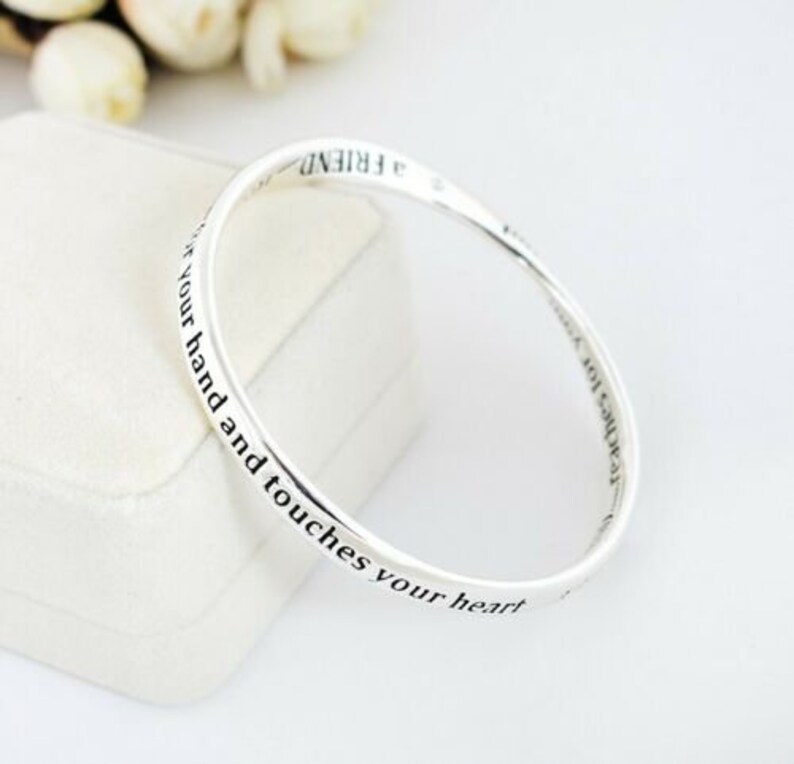 925 Sterling Silver Filled Infinity Friendship Bracelet Bangle Good Quality Gift