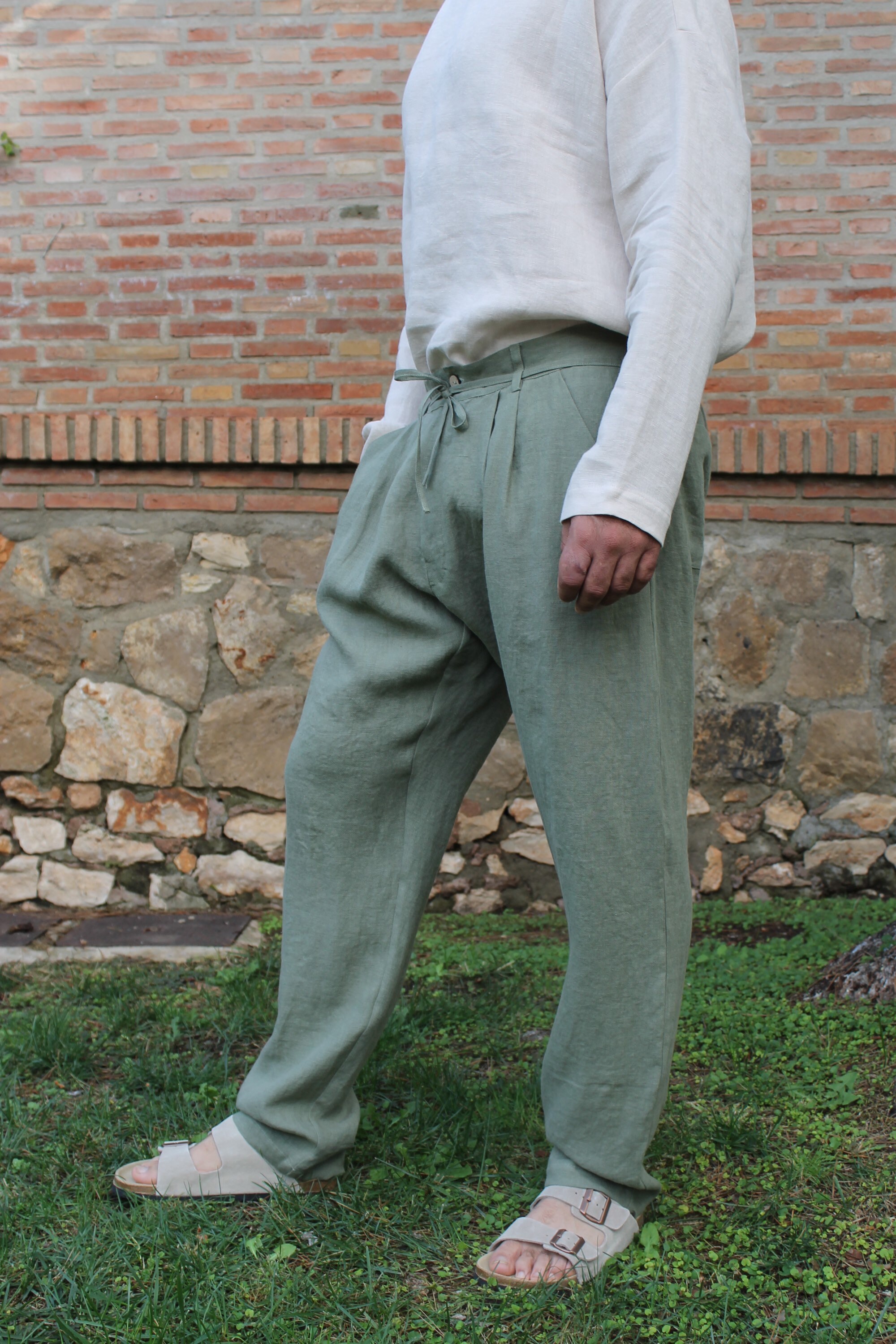 Pantalones De Lino Para Hombre, Pantalones Jogger De Lino Para Hombre,  Pantalones De Lino Para Hombre Austin. -  Sweden