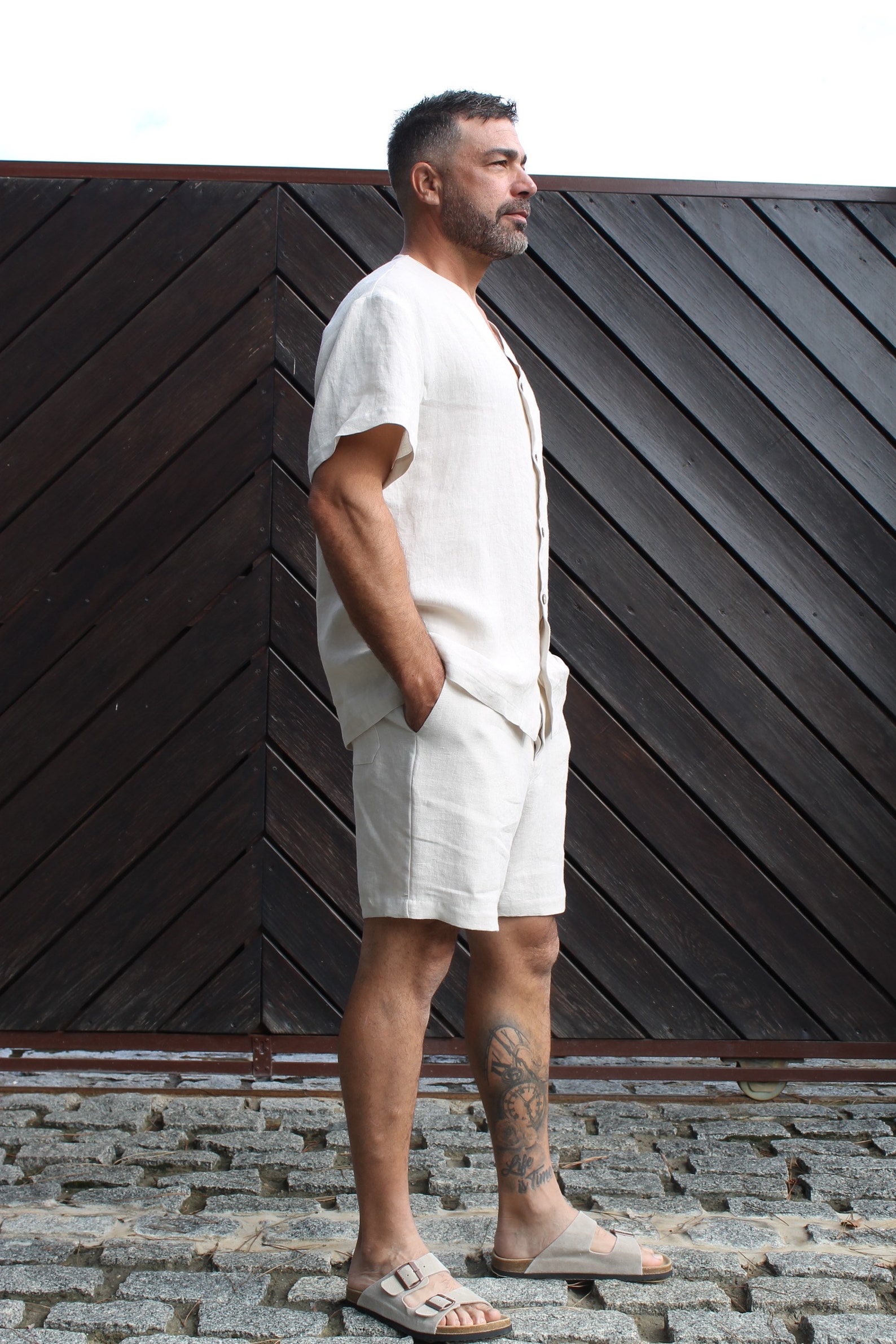 Mens Linen Pajamas Set/mens Pajama Linen Pants/dover Linen Etsy