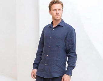 Mens Linen Shirt: Classic Breathable Design