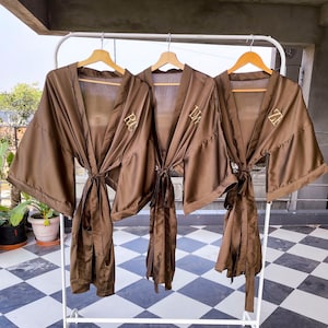 Satin Robes, Personalized Robes, Bridal Party Robes, Bridal Robes for bride, Bridesmaid robe, Bridesmaid Robes, Bride Robe, Bride Robes