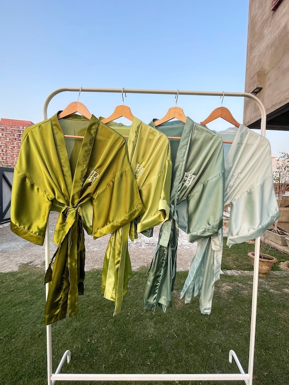 Be my bridesmaid, bridal robe, Robes personalized, Silk bridal robes, plus size robe, Kimono robe, Custom Robe, Bridesmaid Robes
