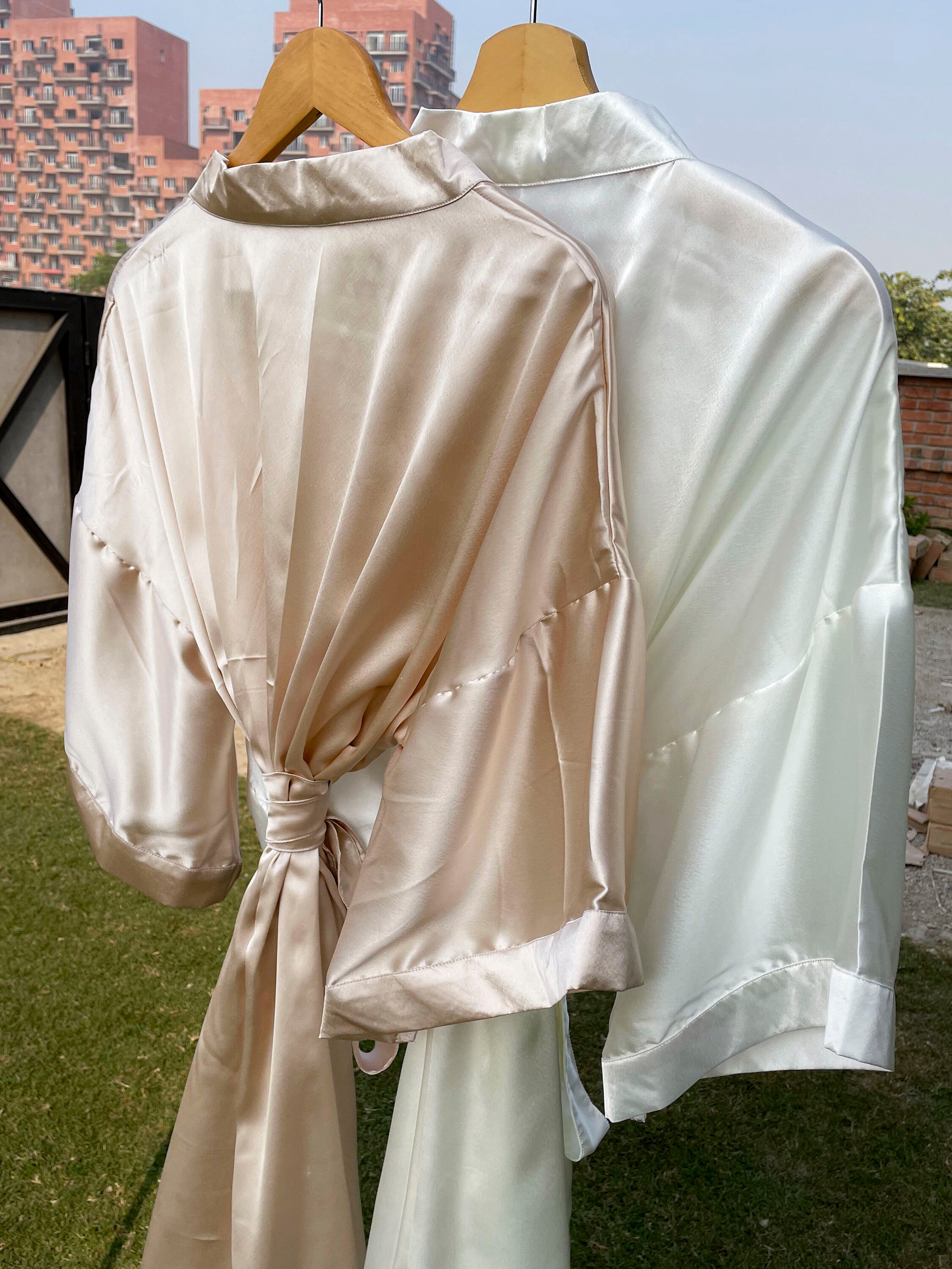 Satin Robes Bridesmaid Robes Satin Bridesmaid Robes Bridal Etsy Hong Kong