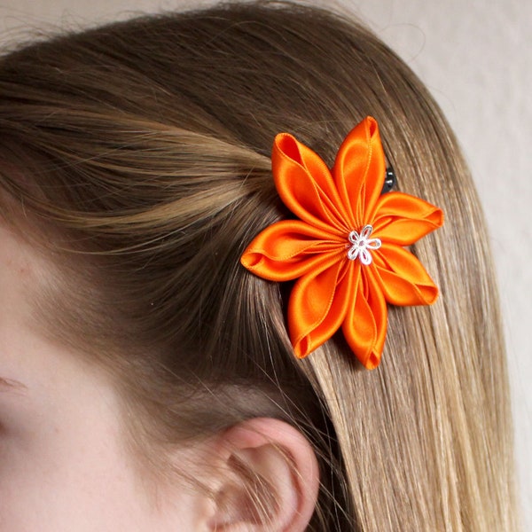 Haarschmuck *Dahlia* - Haarblüte, Blüte fürs Haar, Kanzashi