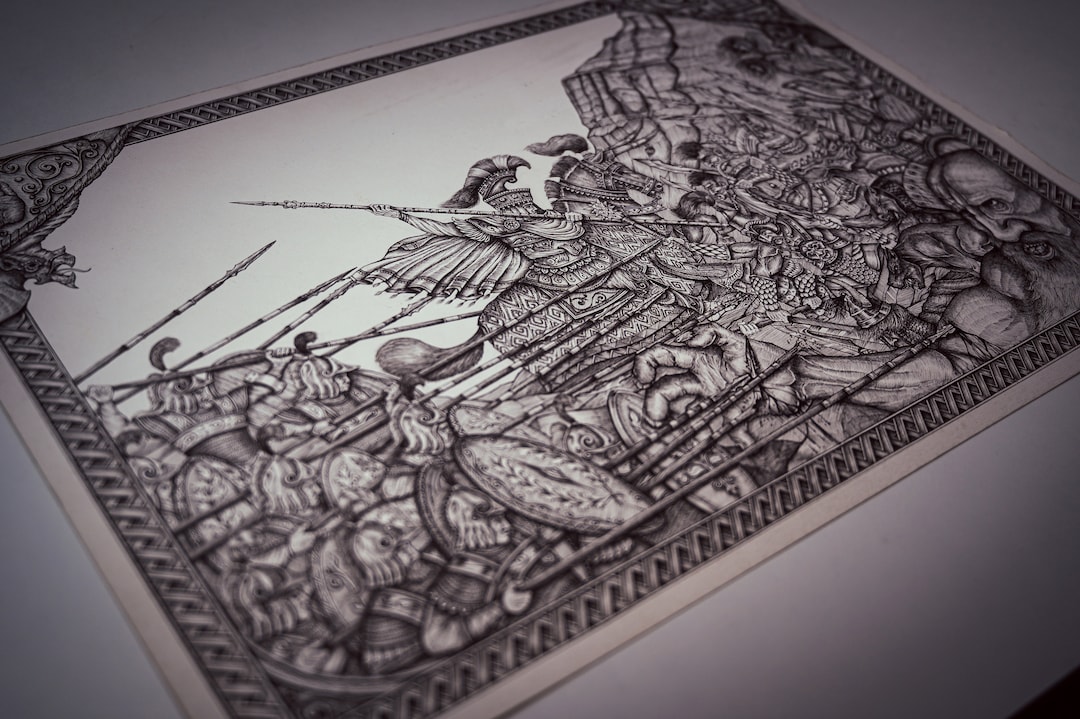 Alexander at the Caspian Gates Etsy