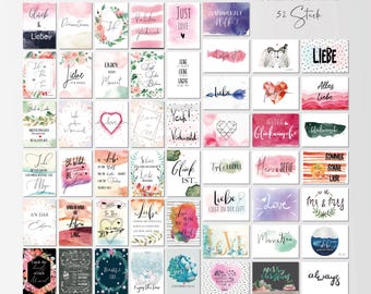 52 postcards - one card each week - for a year - creative wedding gift - guest book - postcards wedding 52 weeks